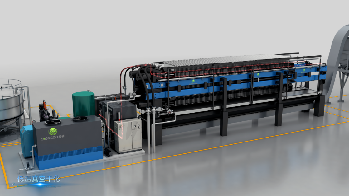 餐厨厌氧消化液污泥脱水干化处理设备